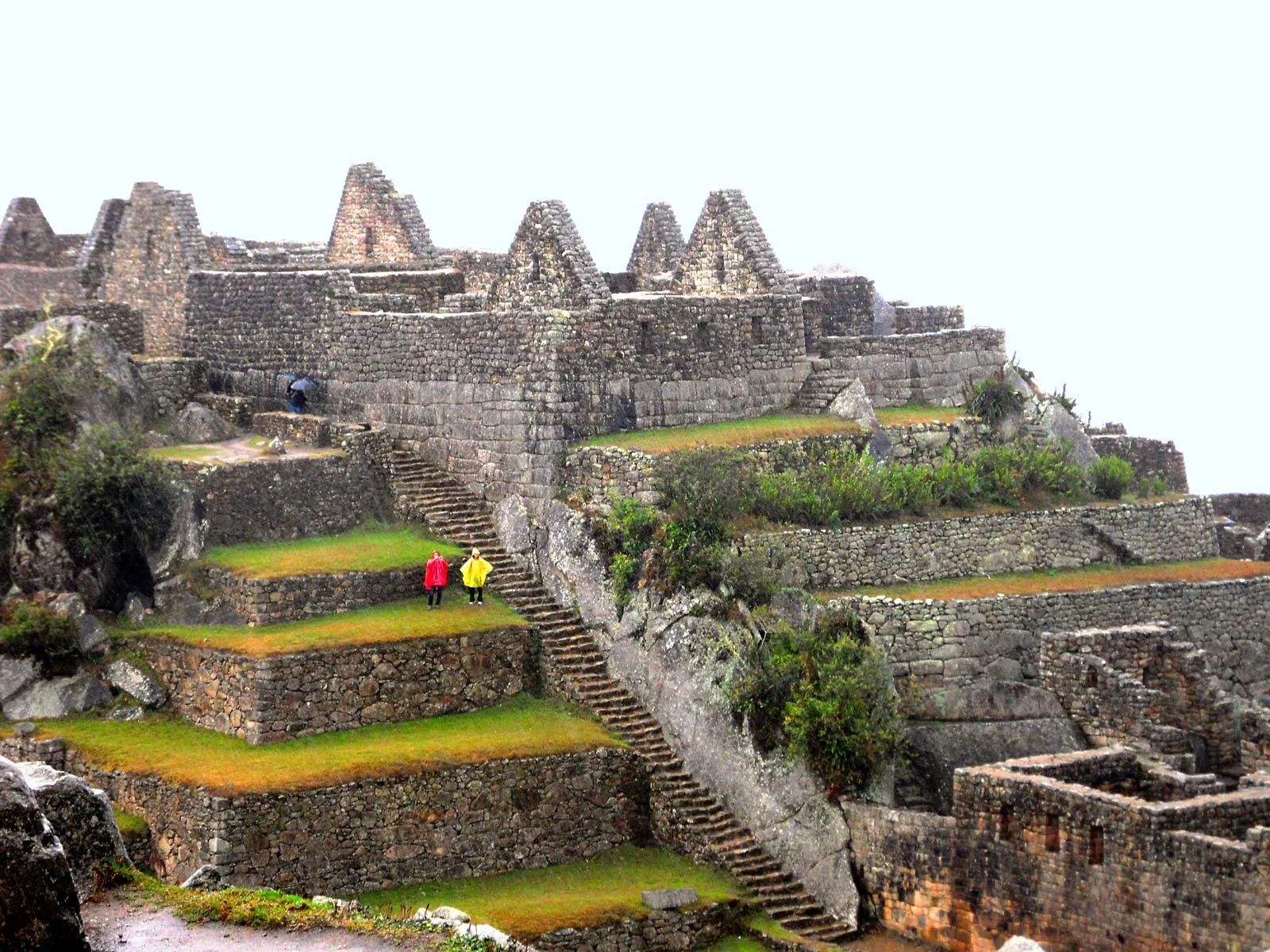 The granite Intihuatana Stone, believed to be an ancient solar clock or calendar, highlighting Incan knowledge of astronomy.