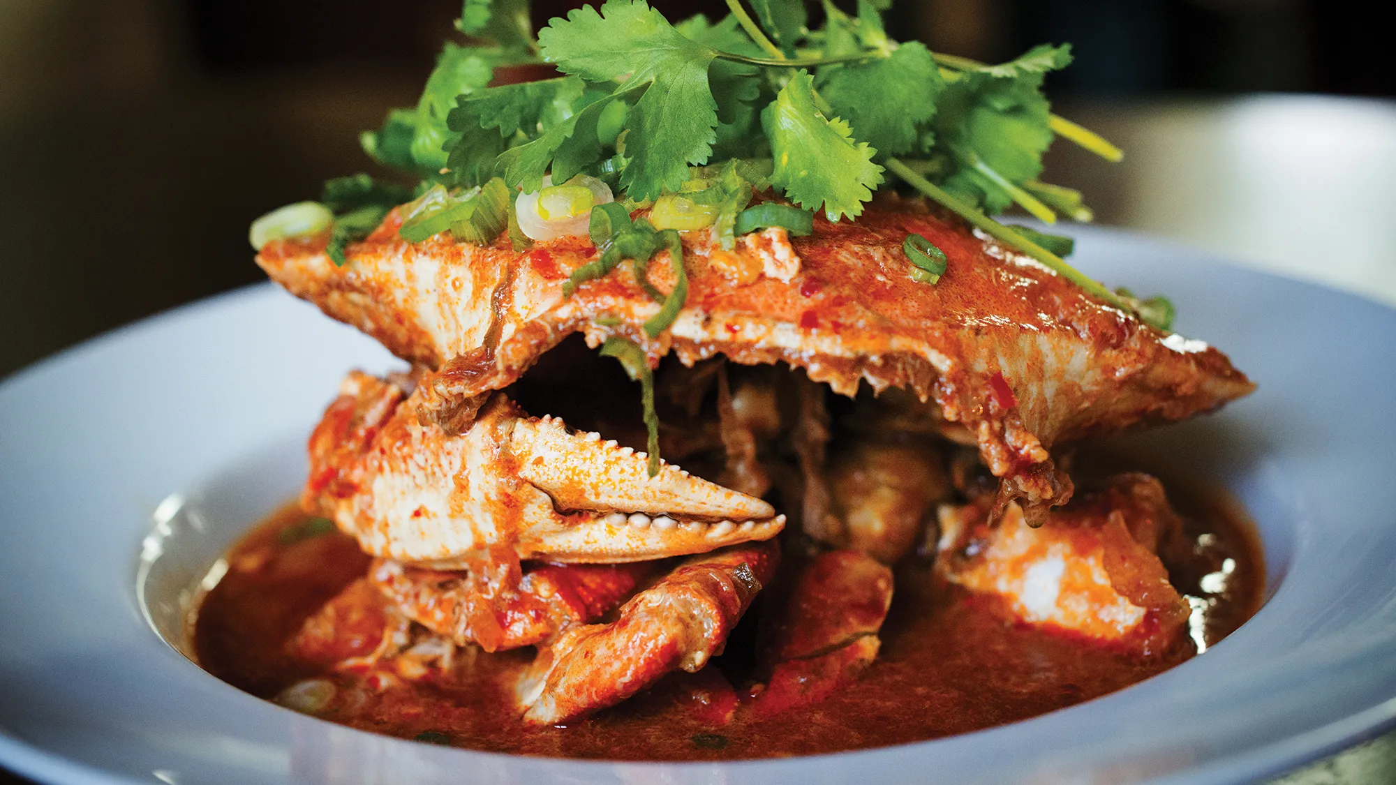 Savor the rich and spicy flavors of Singapore's iconic Chili Crab, a must-try dish for seafood lovers.
